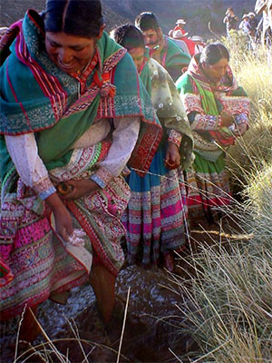 Moeder Water vereren Andes